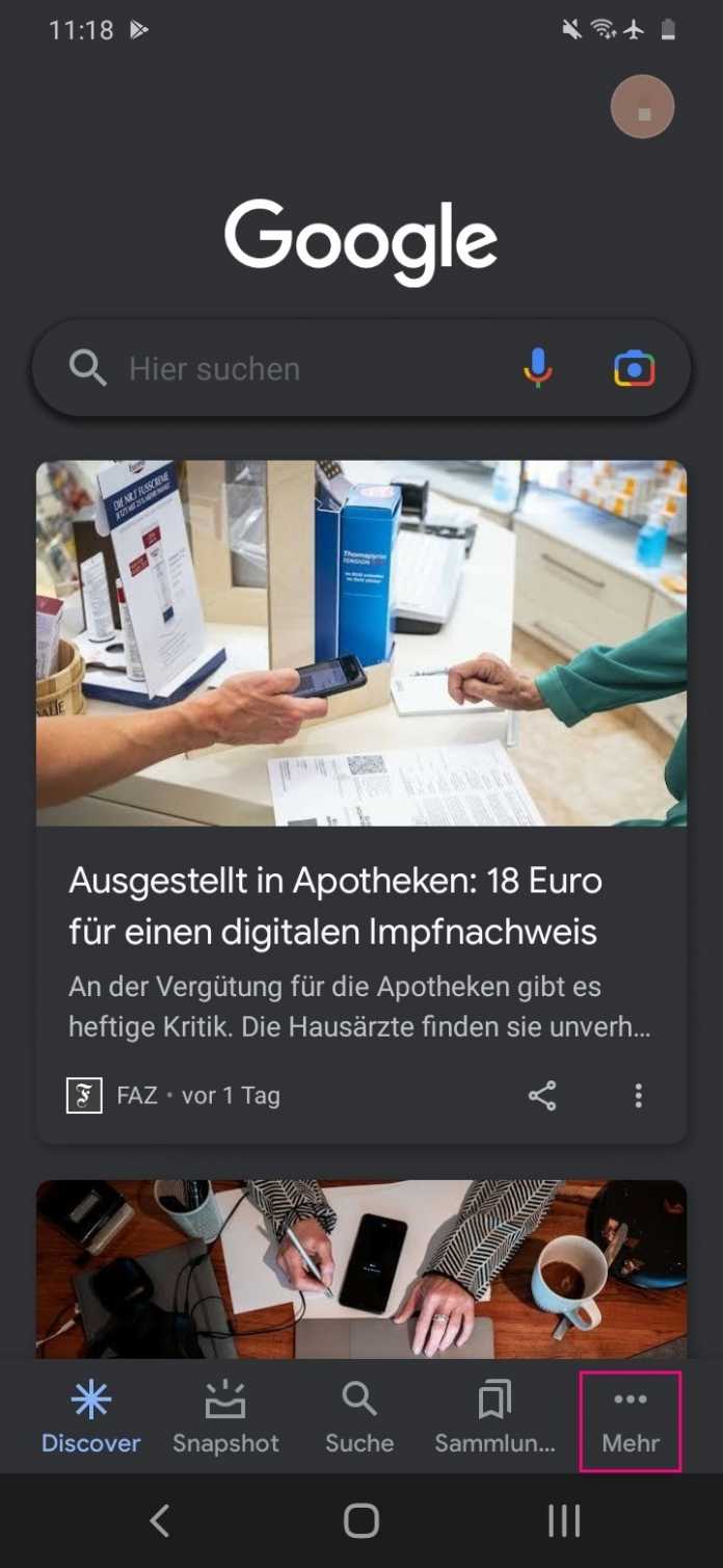 google discover